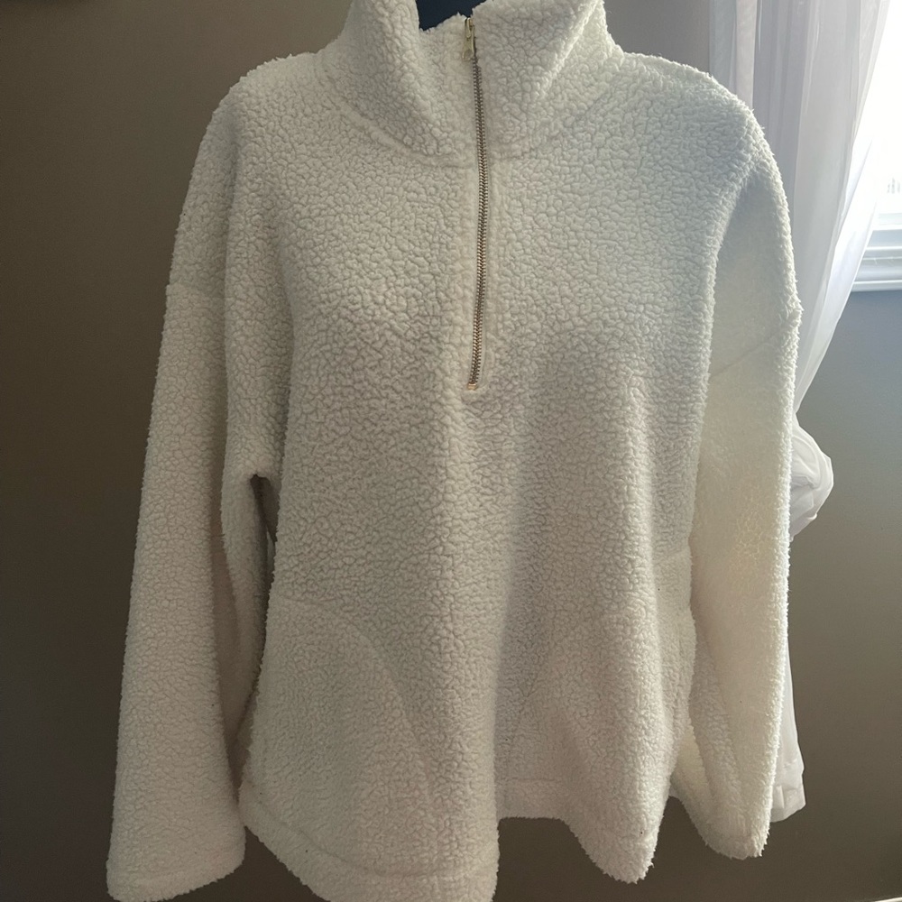 Old Navy 3/4 Zip Sherpa size XL